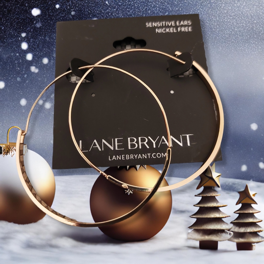 Lane Bryant Chunky Hoop Earrings